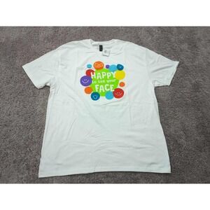 Gildan‎ Making the Grade T Shirt Adult 2XL Smiley Faces Happy To See Your Face